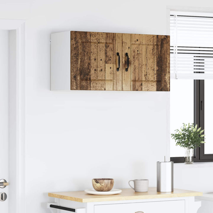 Vægskab LUCCA 2 pcs Gammelt træ 40 x 31 x 40 cm Konstrueret træ