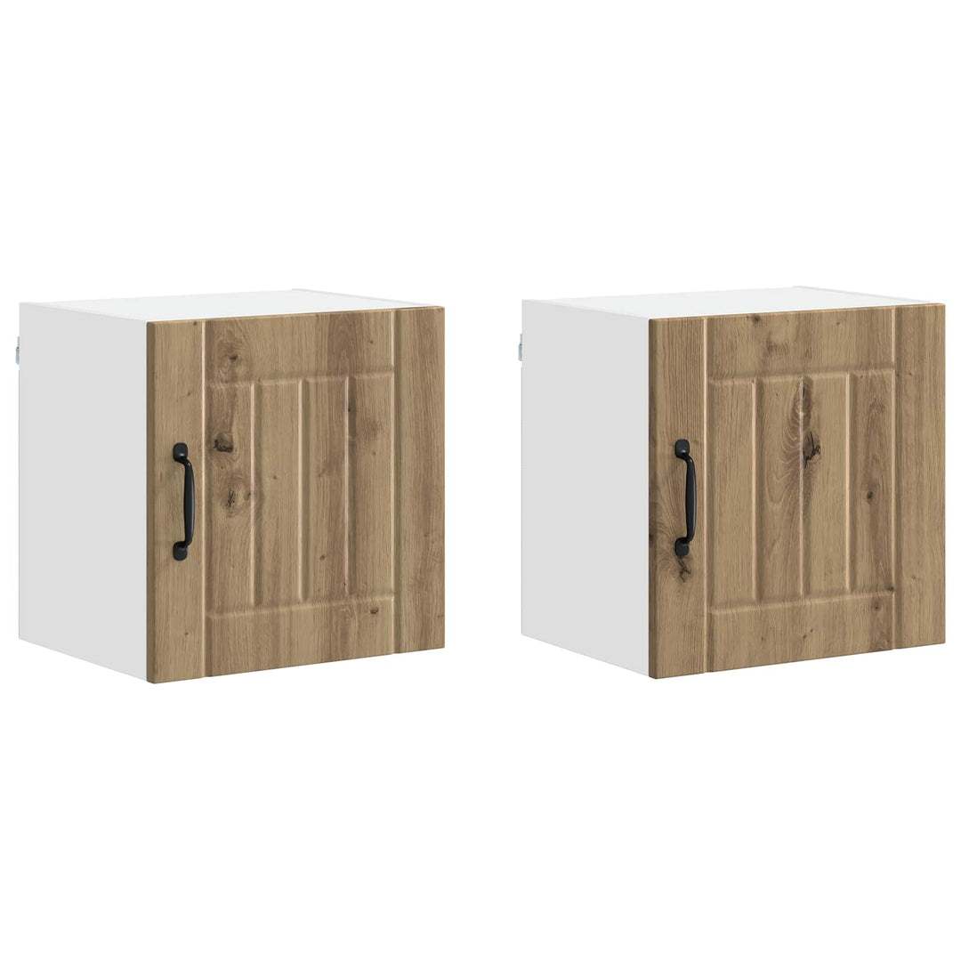 Vægskab LUCCA 2 pcs Artisan-eg Konstrueret træ