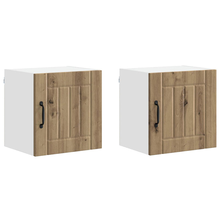 Vægskab LUCCA 2 pcs Artisan-eg Konstrueret træ