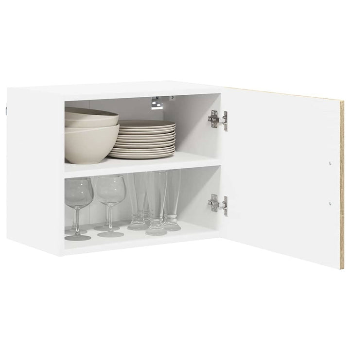 Vægskab LUCCA 2 pcs Sonoma-eg 50 x 31 x 40 cm Konstrueret træ