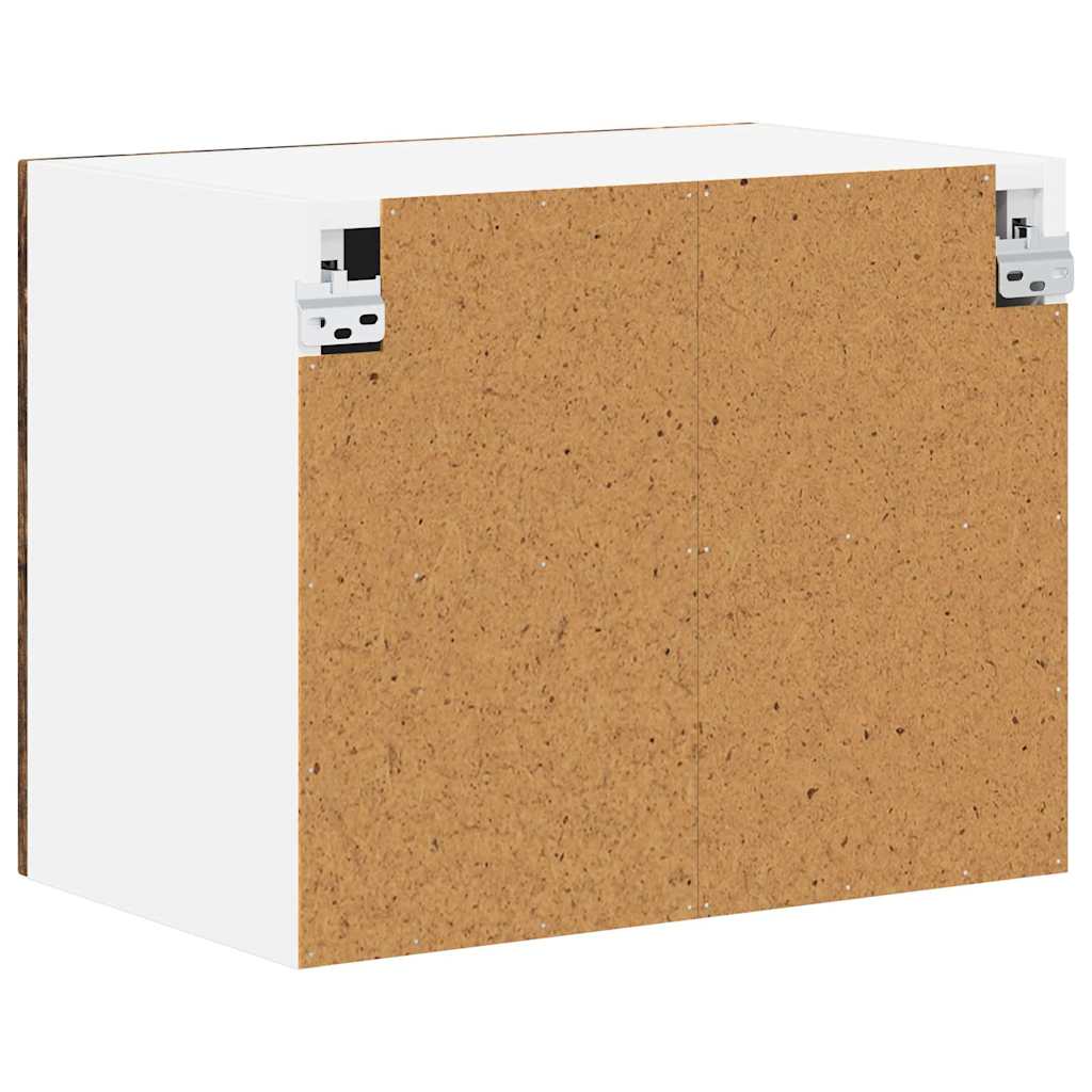 Vægskab LUCCA 2 pcs Røget eg 50 x 31 x 40 cm Konstrueret træ