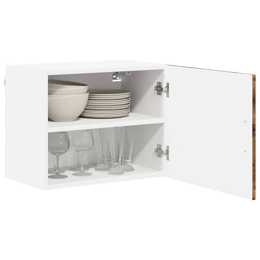 Vægskab LUCCA 2 pcs Røget eg 50 x 31 x 40 cm Konstrueret træ