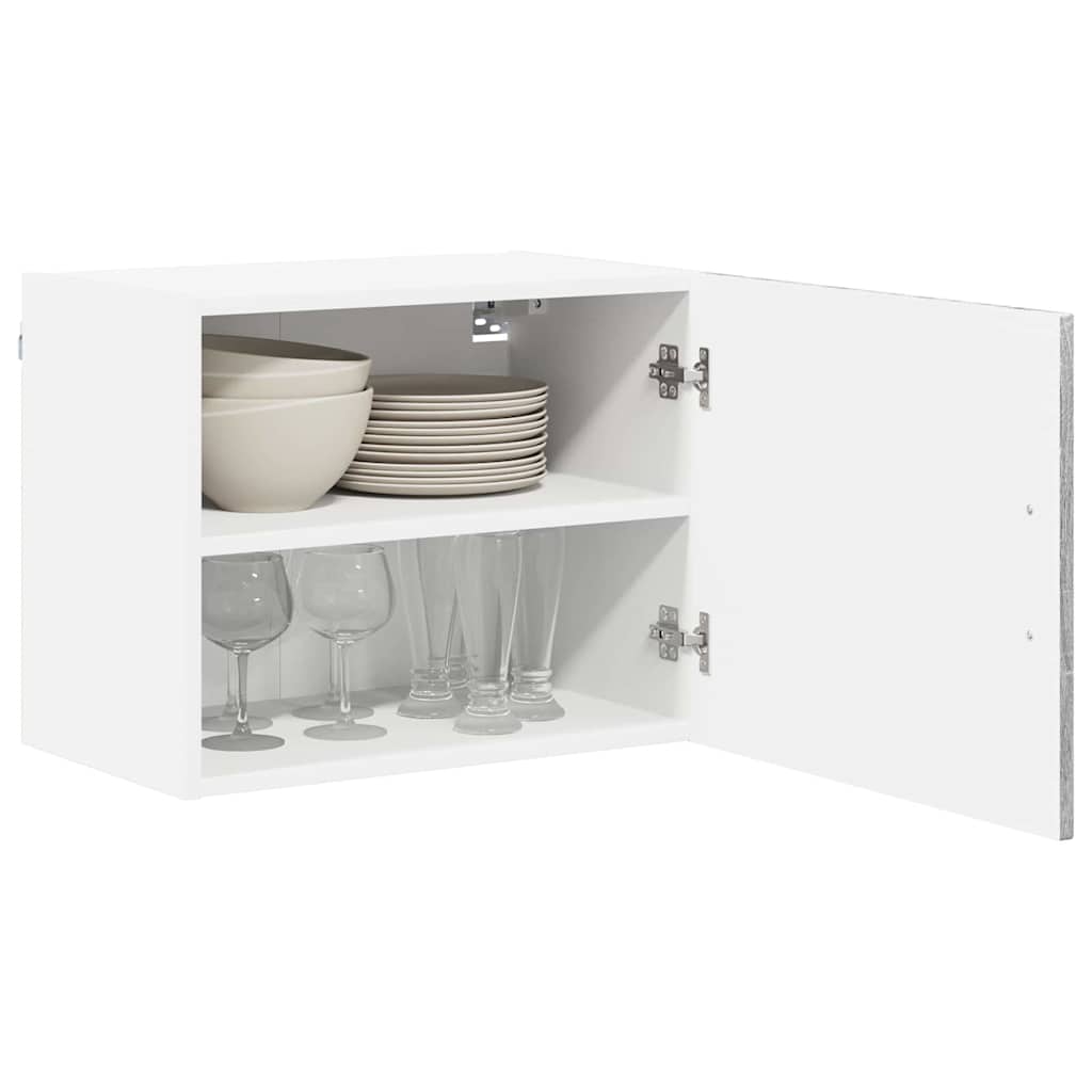 Vægskab LUCCA 2 pcs Grå sonoma-eg 50 x 31 x 40 cm