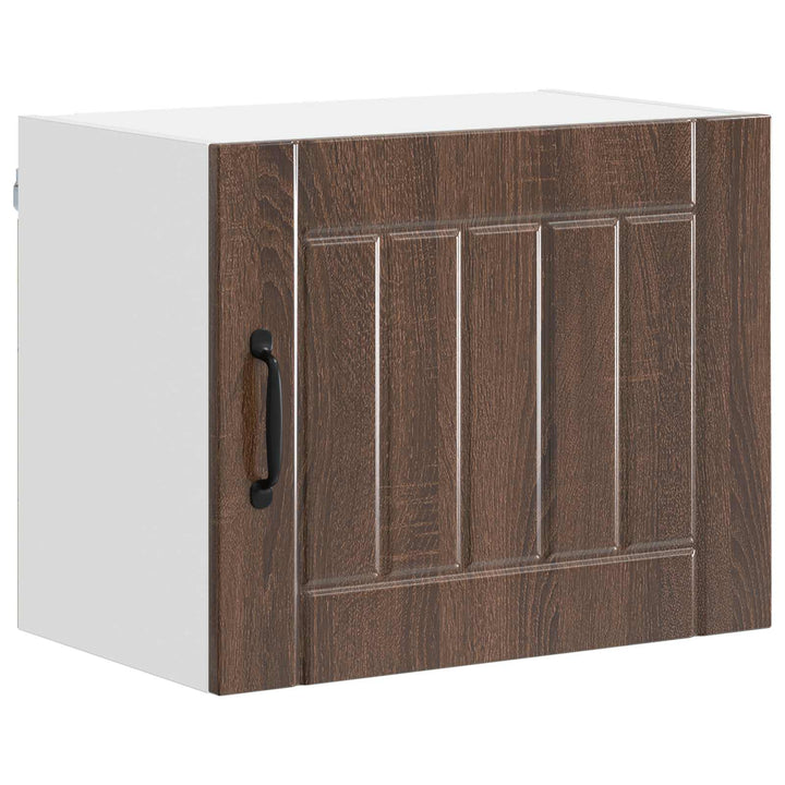 Vægskab LUCCA 2 pcs Brunt eg 50 x 31 x 40 cm Konstrueret træ