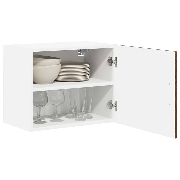 Vægskab LUCCA 2 pcs Brunt eg 50 x 31 x 40 cm Konstrueret træ