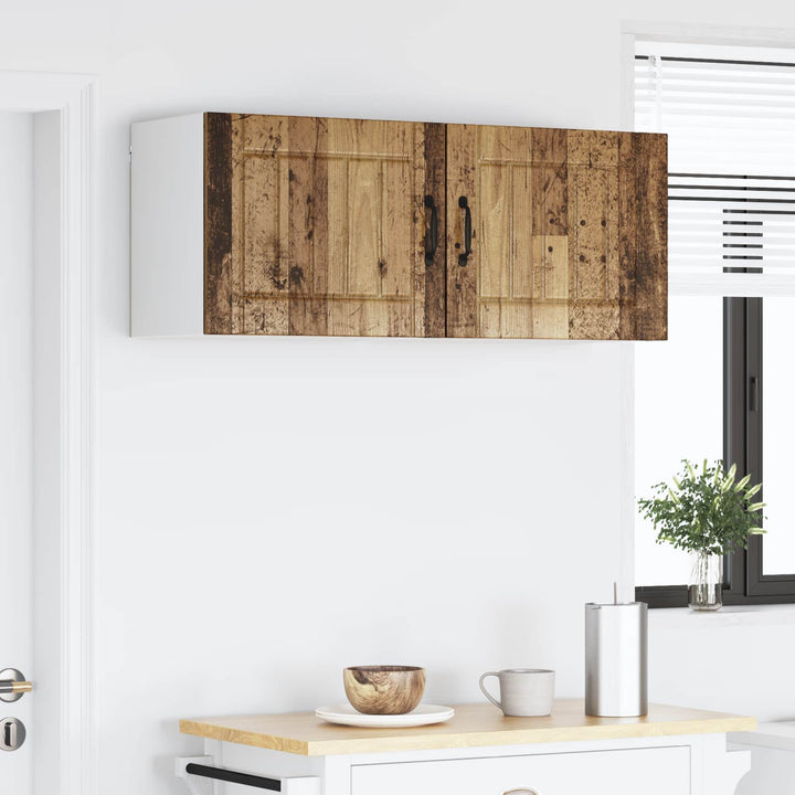 Vægskab LUCCA 2 pcs Gammelt træ 50 x 31 x 40 cm Konstrueret træ
