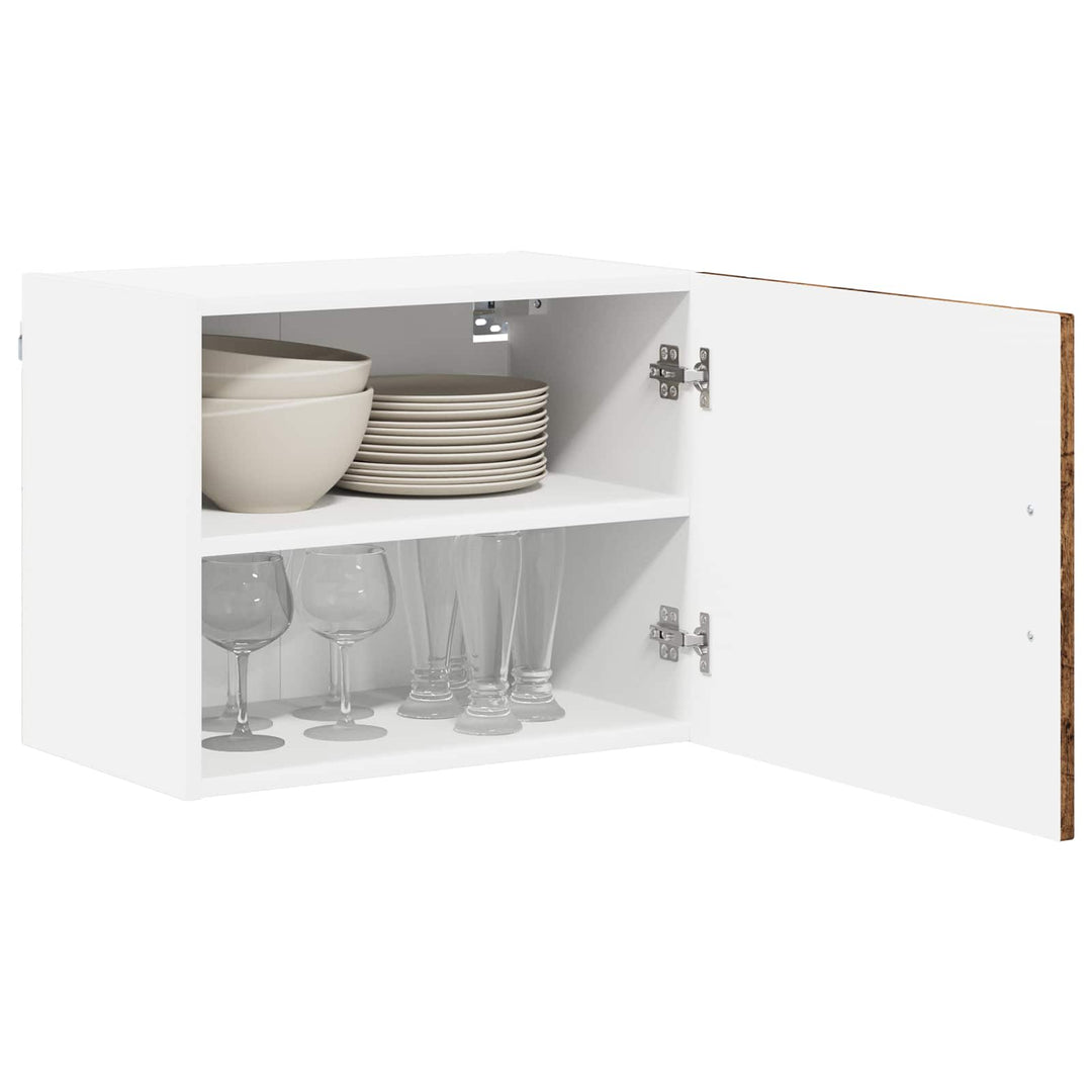 Vægskab LUCCA 2 pcs Gammelt træ 50 x 31 x 40 cm Konstrueret træ