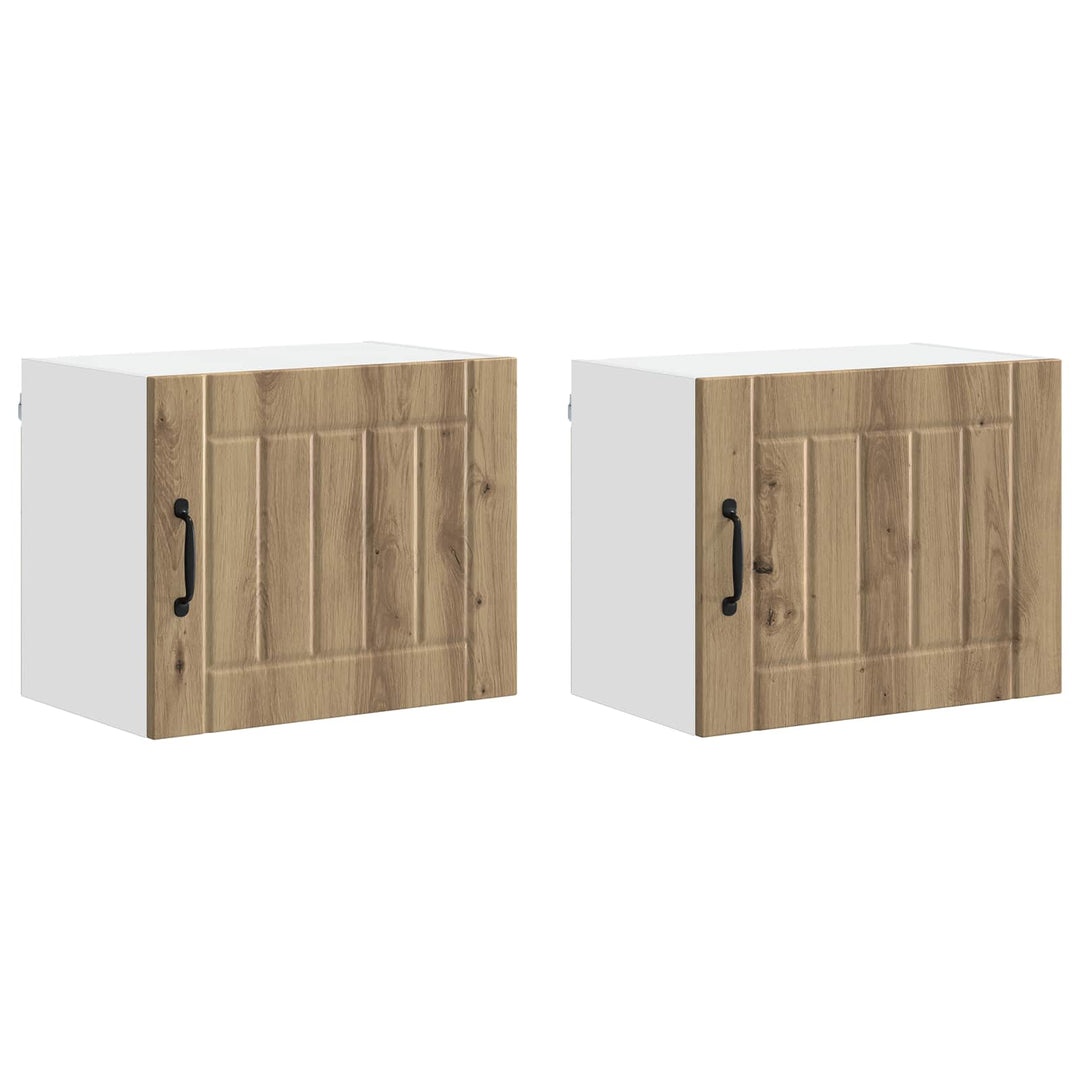 Vægskab LUCCA 2 pcs Artisan-eg Konstrueret træ