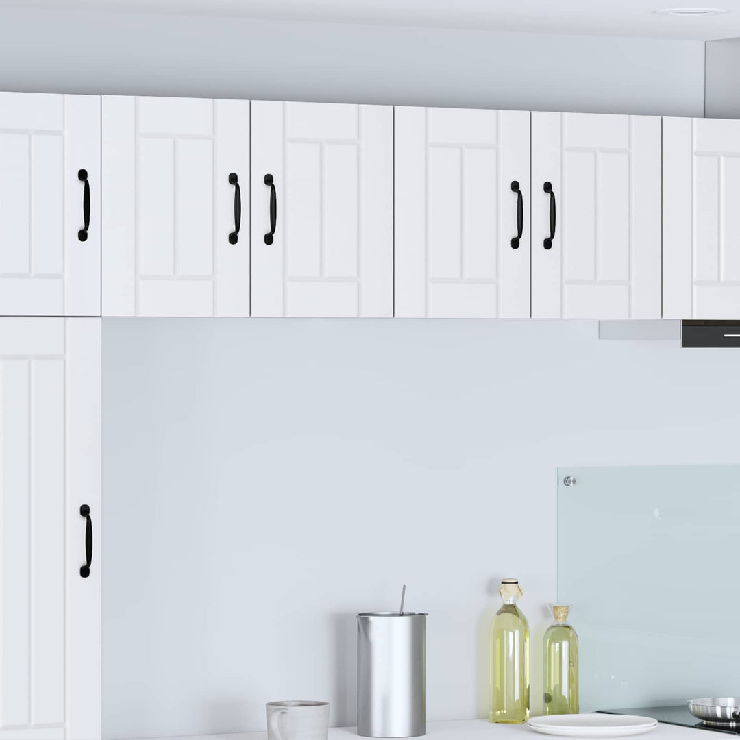 Vægskab LUCCA 2 pcs Hvid 60 x 31 x 40 cm Konstrueret træ