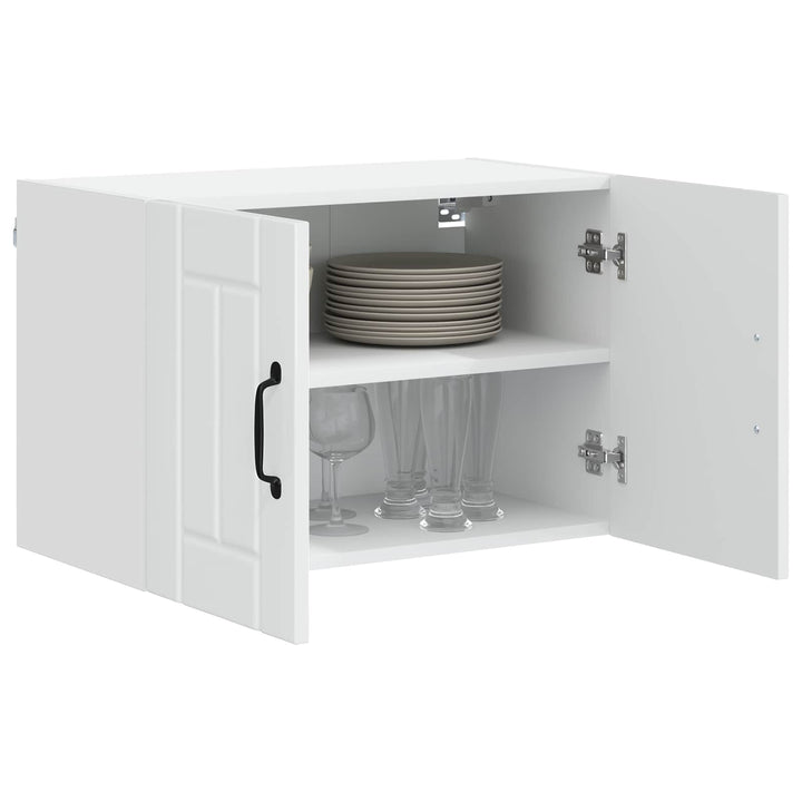 Vægskab LUCCA 2 pcs Hvid højglans 60 x 31 x 40 cm