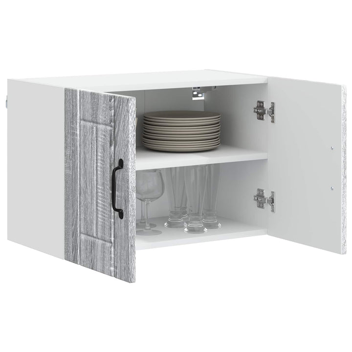 Vægskab LUCCA Grå sonoma-eg 60 x 31 x 40 cm Konstrueret træ