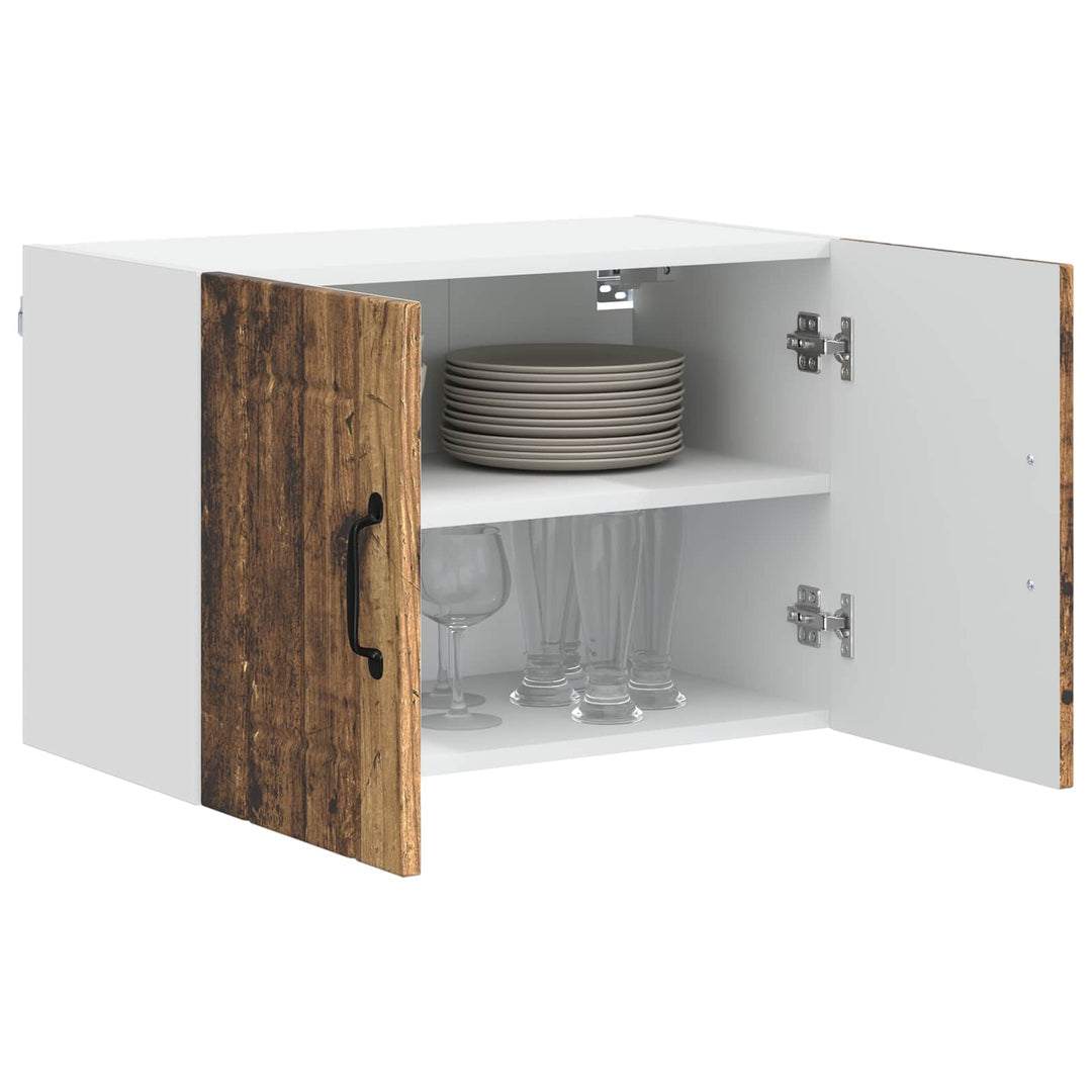 Vægskab LUCCA 2 pcs Gammelt træ 60 x 31 x 40 cm Konstrueret træ