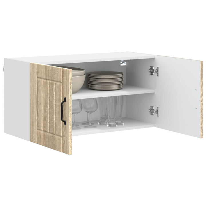 Vægskab LUCCA Sonoma-eg 80 x 31 x 40 cm Konstrueret træ