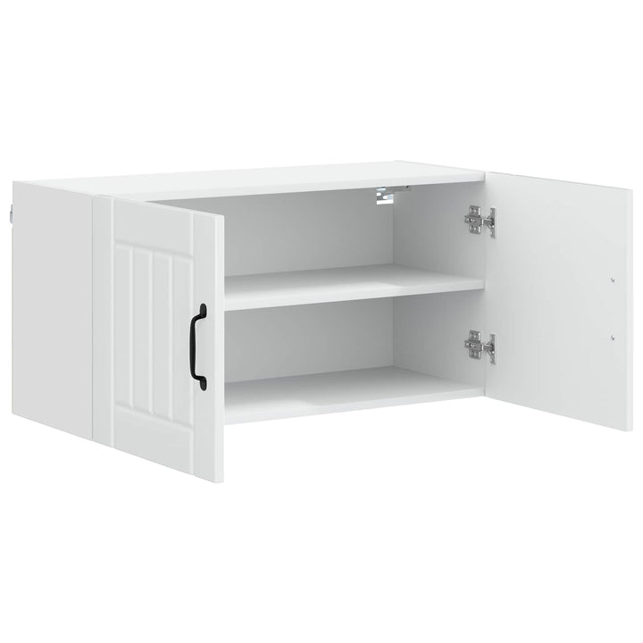 Vægskab LUCCA Hvid højglans 80 x 31 x 40 cm Konstrueret træ