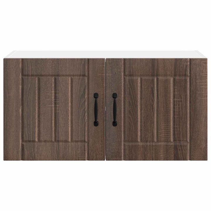 Vægskab LUCCA Brunt eg 80 x 31 x 40 cm Konstrueret træ