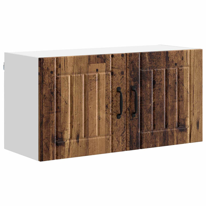 Vægskab LUCCA Gammelt træ 80 x 31 x 40 cm Konstrueret træ