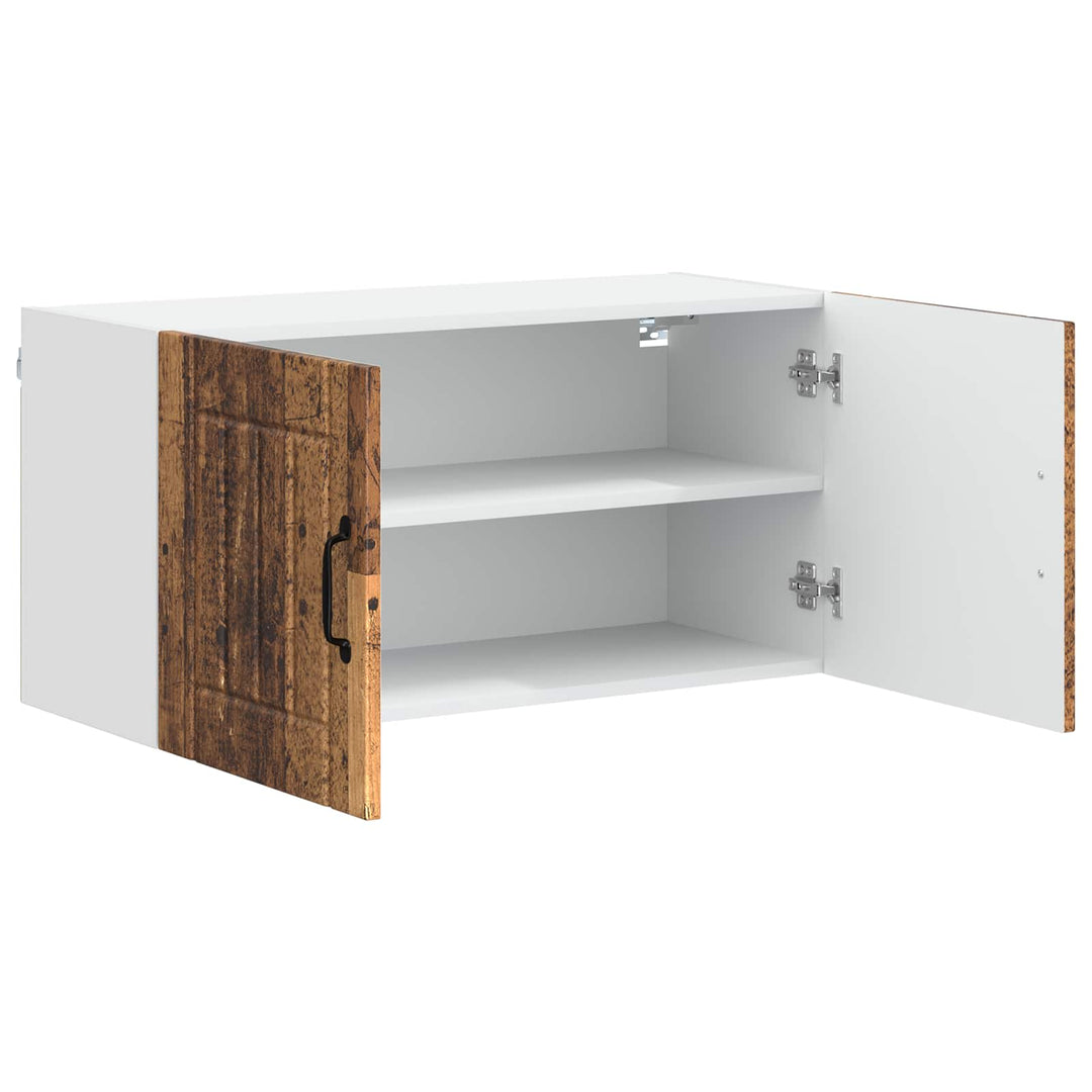 Vægskab LUCCA Gammelt træ 80 x 31 x 40 cm Konstrueret træ