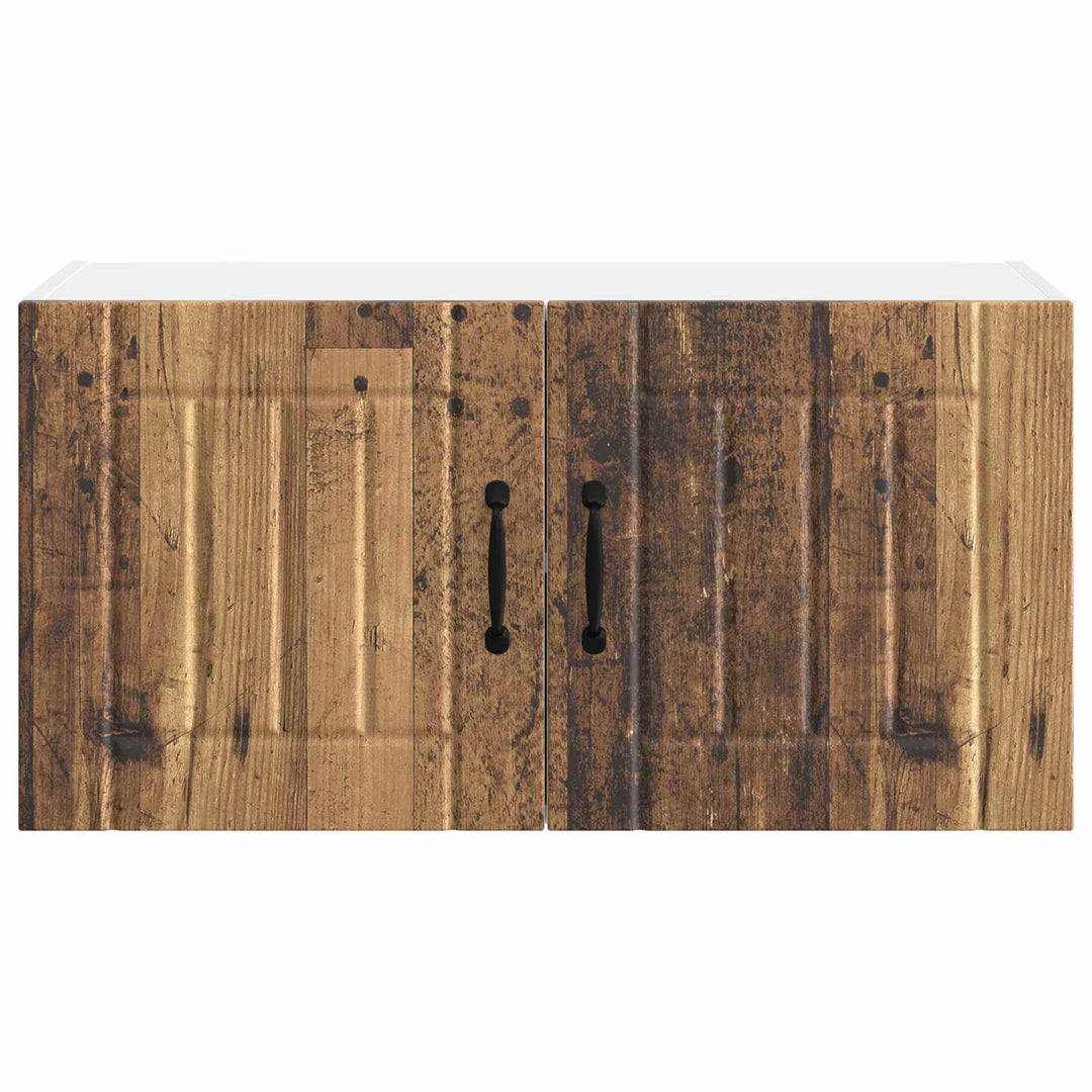 Vægskab LUCCA Gammelt træ 80 x 31 x 40 cm Konstrueret træ