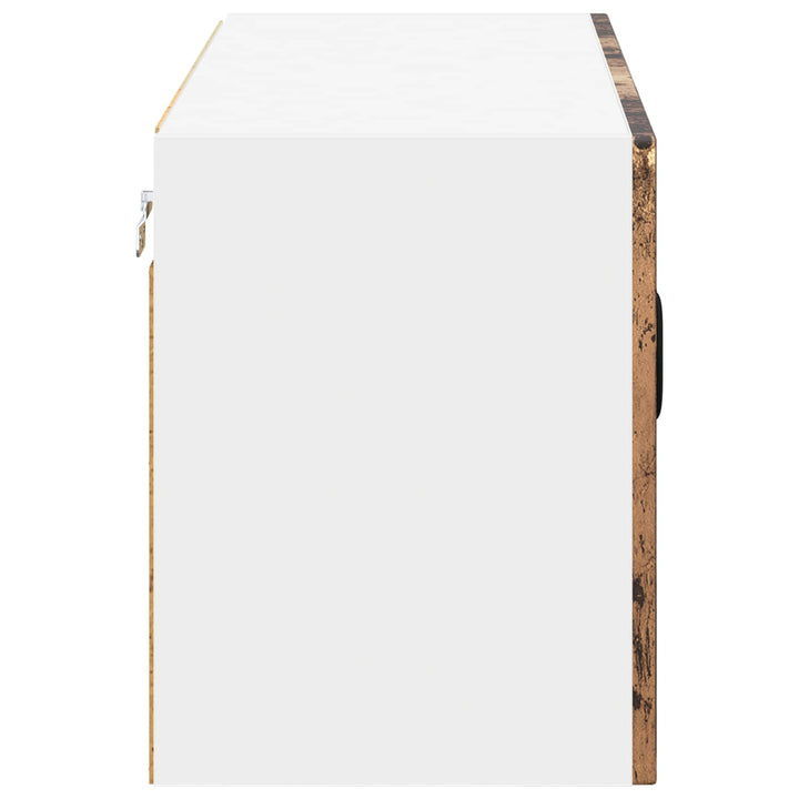 Vægskab LUCCA Gammelt træ 80 x 31 x 40 cm Konstrueret træ