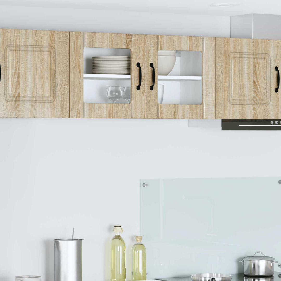 Væglågskab LUCCA Sonoma-eg 80 x 31 x 40 cm Konstrueret træ