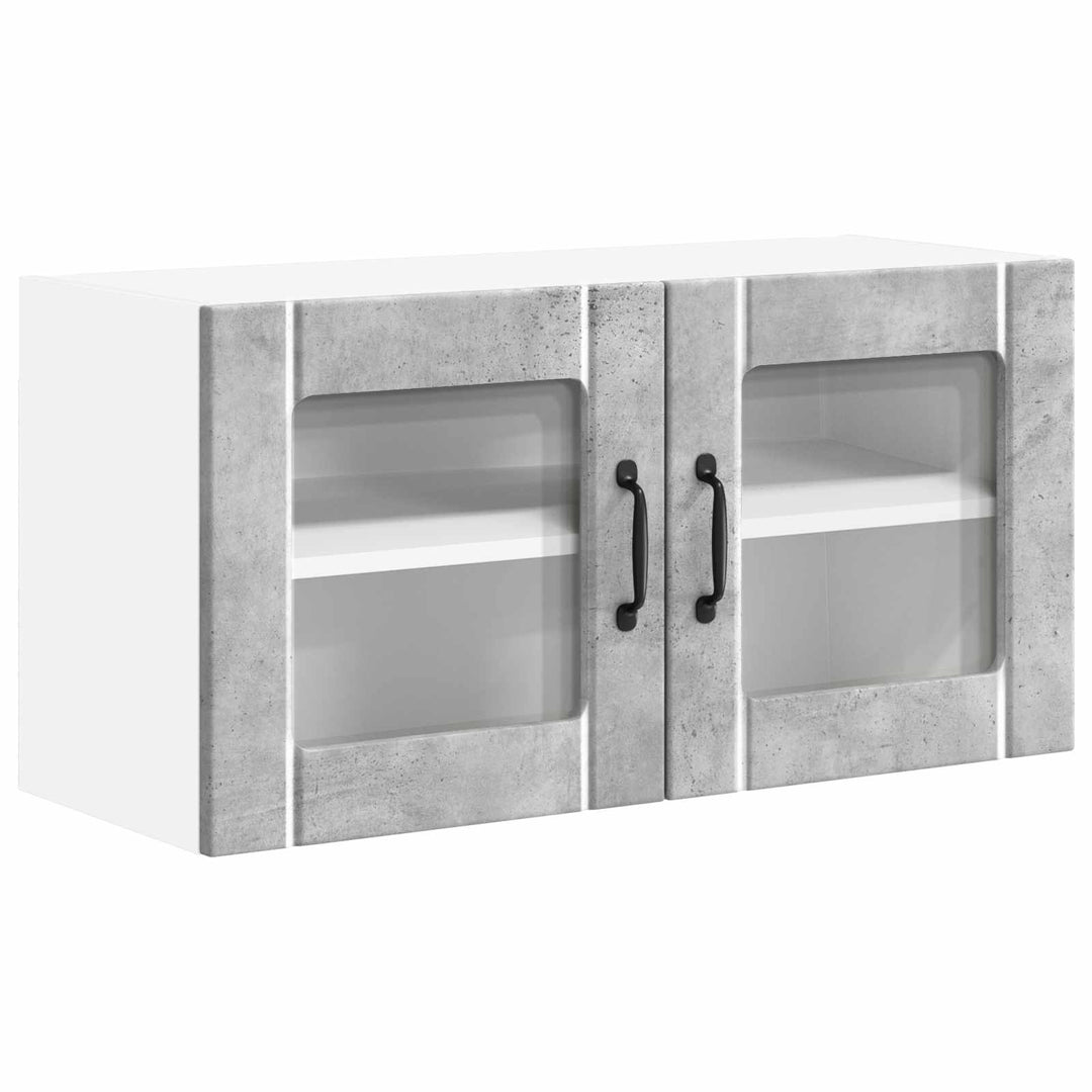 Væglågskab LUCCA Betongrå 80 x 31 x 40 cm Konstrueret træ
