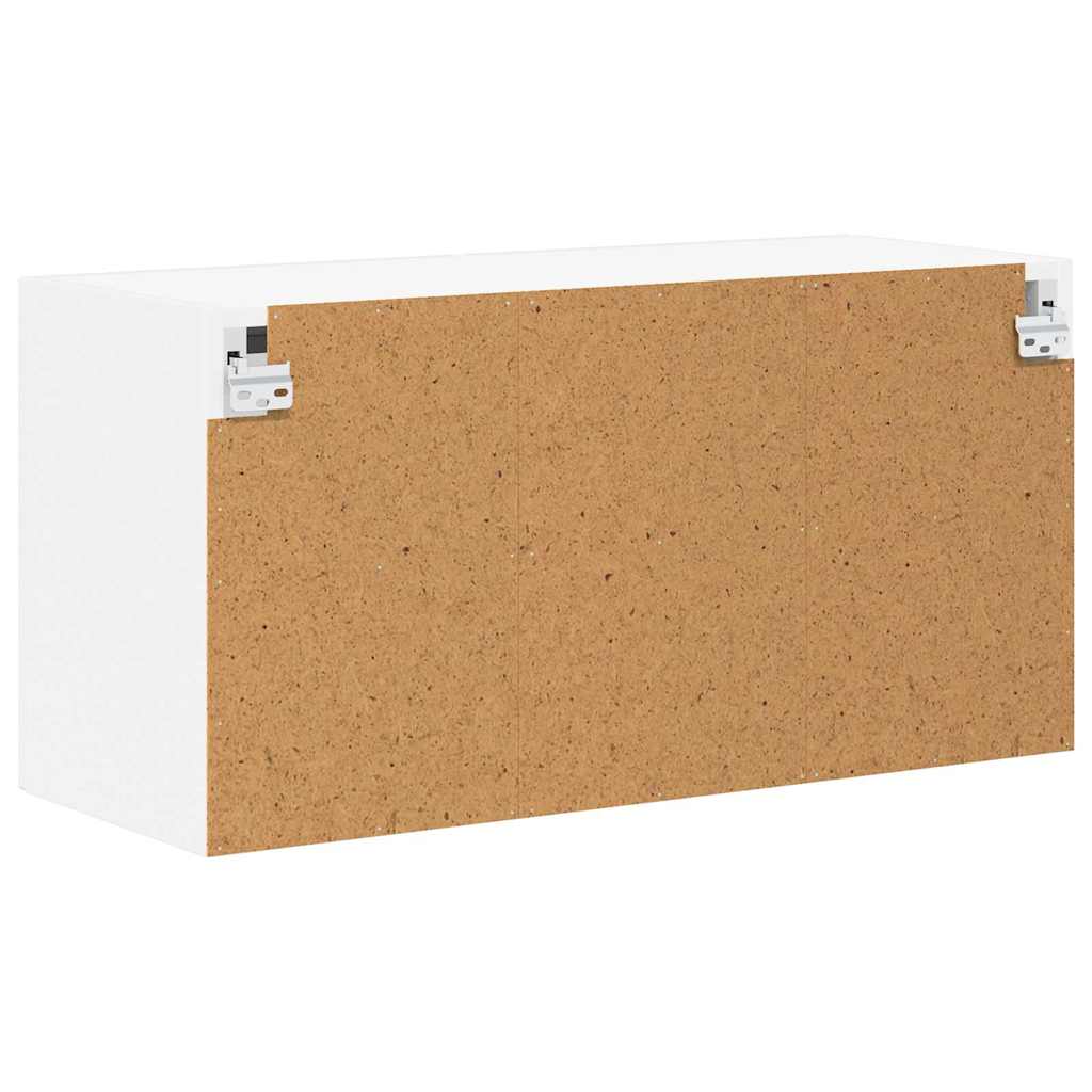 Væglågskab LUCCA Hvid højglans 80 x 31 x 40 cm Konstrueret træ
