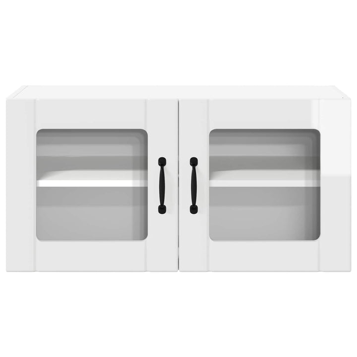Væglågskab LUCCA Hvid højglans 80 x 31 x 40 cm Konstrueret træ