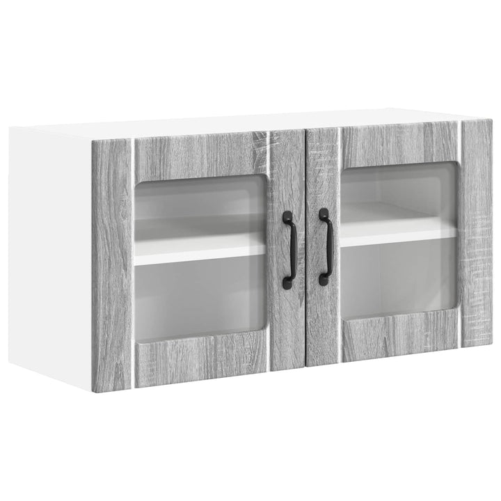 Væglågskab LUCCA Grå sonoma-eg 80 x 31 x 40 cm Konstrueret træ