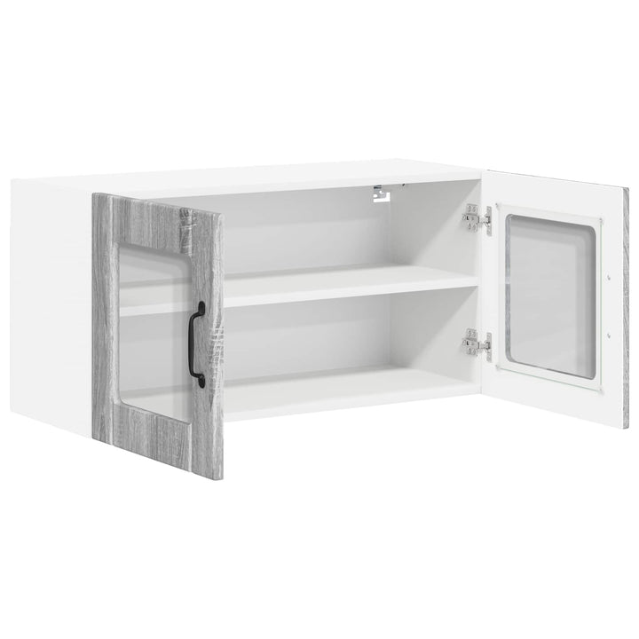 Væglågskab LUCCA Grå sonoma-eg 80 x 31 x 40 cm Konstrueret træ