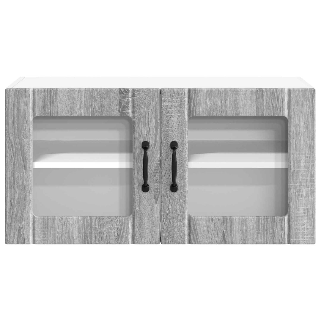 Væglågskab LUCCA Grå sonoma-eg 80 x 31 x 40 cm Konstrueret træ