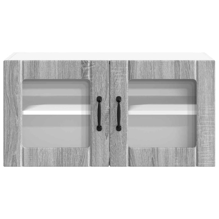 Væglågskab LUCCA Grå sonoma-eg 80 x 31 x 40 cm Konstrueret træ