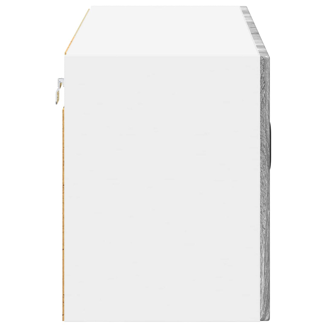 Væglågskab LUCCA Grå sonoma-eg 80 x 31 x 40 cm Konstrueret træ
