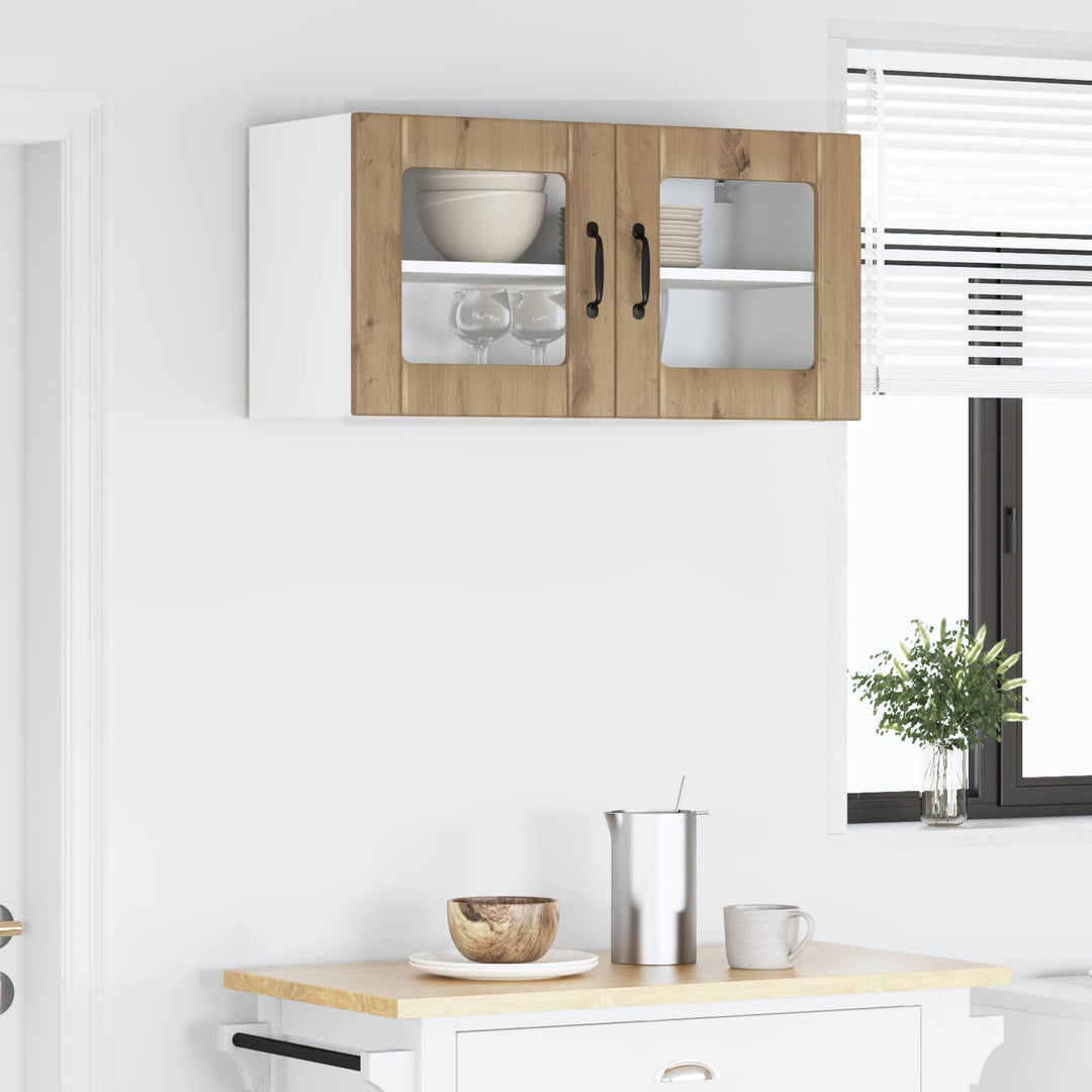 Væglågskab LUCCA Artisan-eg 80 x 31 x 40 cm Konstrueret træ