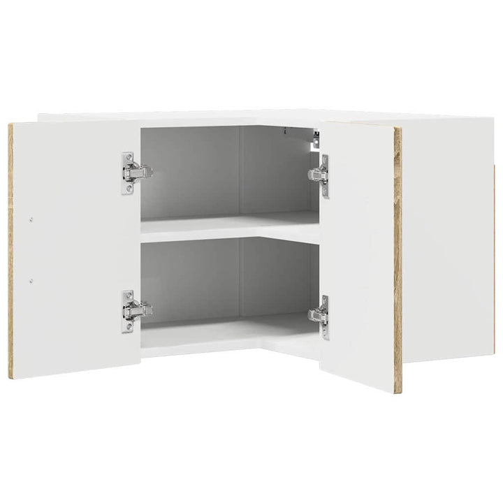 Væg hjørneskab LUCCA Sonoma-eg 57 x 57 x 40 cm Konstrueret træ