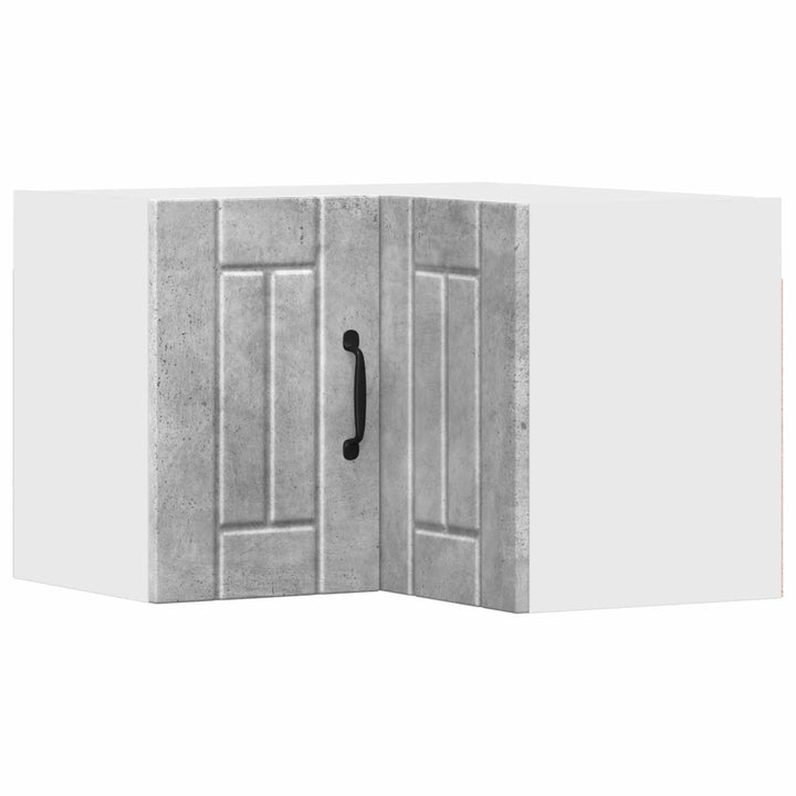 Væg hjørneskab LUCCA Betongrå 57 x 57 x 40 cm Konstrueret træ