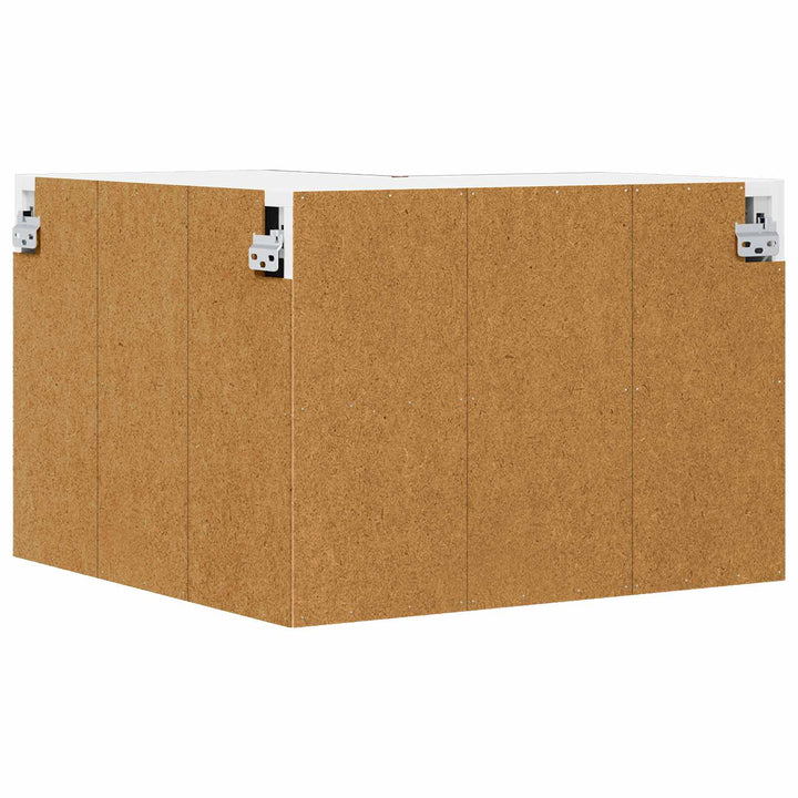 Væg hjørneskab LUCCA Brunt eg 57 x 57 x 40 cm Konstrueret træ