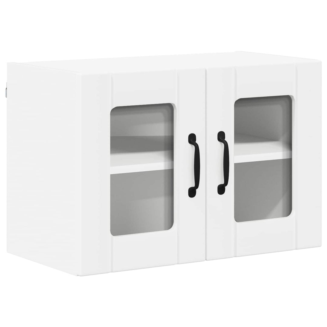Væglågskab LUCCA 2 pcs Hvid 60 x 31 x 40 cm Konstrueret træ