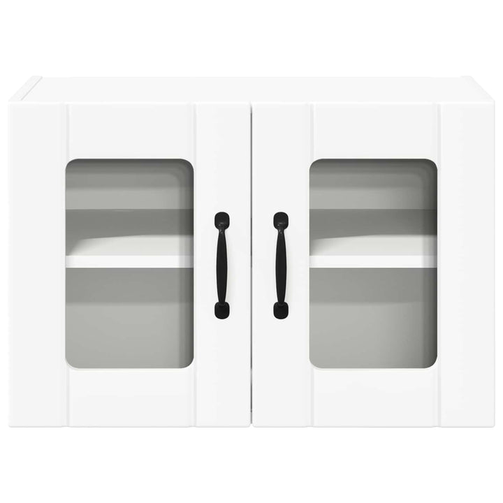 Væglågskab LUCCA 2 pcs Hvid 60 x 31 x 40 cm Konstrueret træ