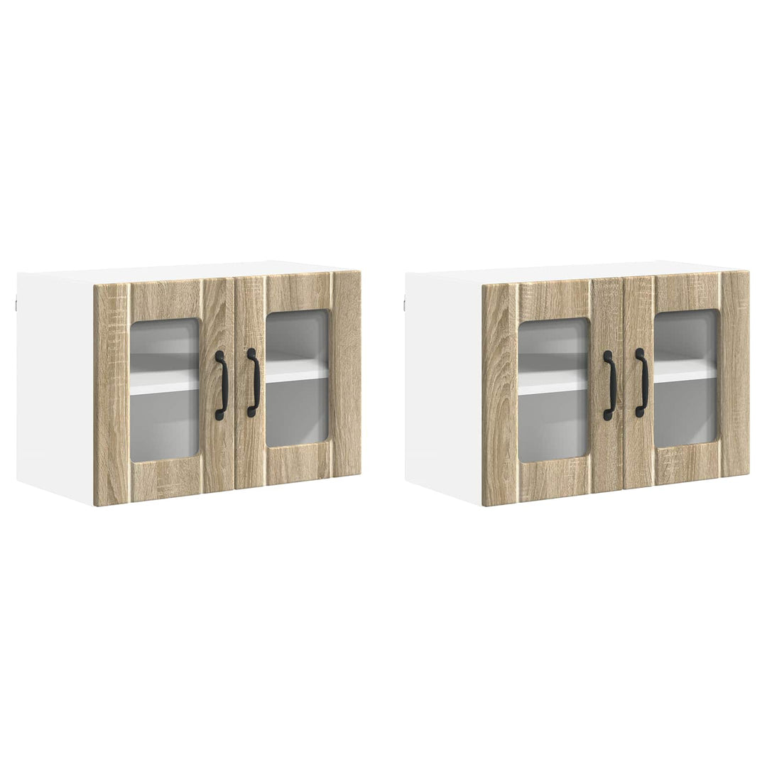 Væglågskab LUCCA 2 pcs Sonoma-eg 60 x 31 x 40 cm