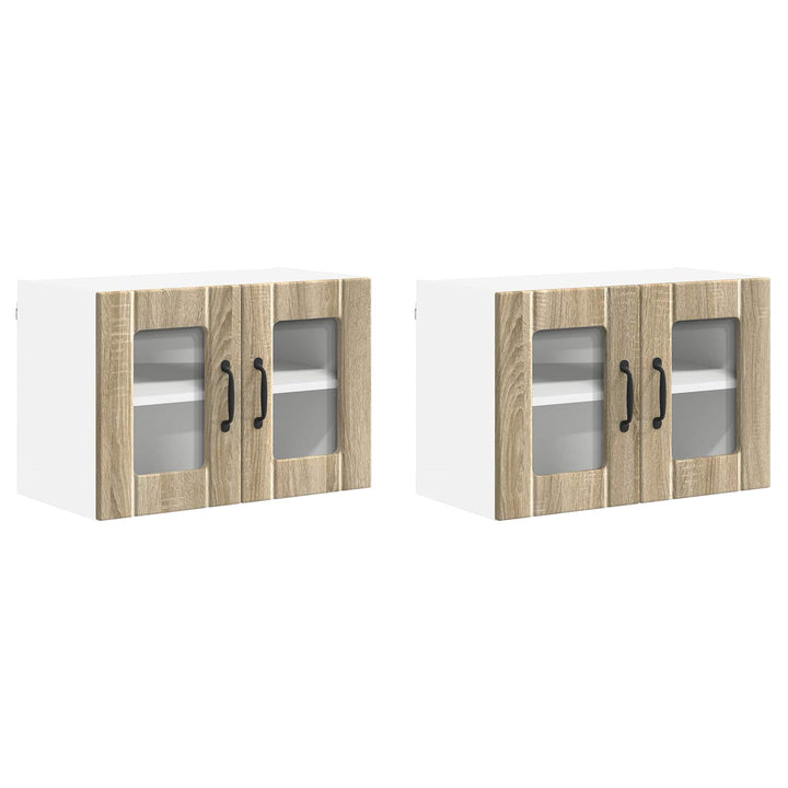 Væglågskab LUCCA 2 pcs Sonoma-eg 60 x 31 x 40 cm