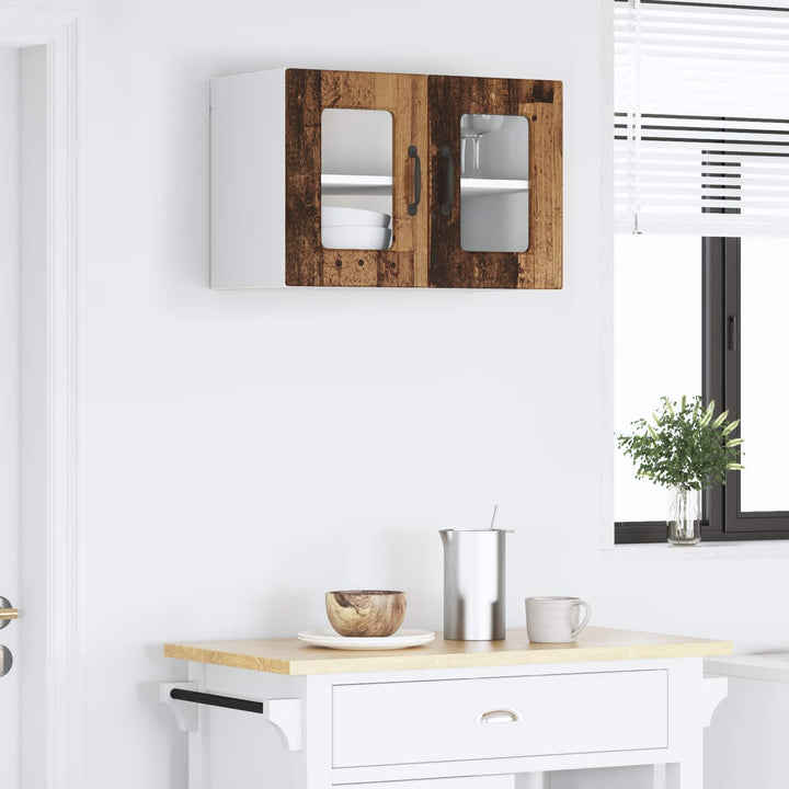 Væglågskab LUCCA Gammelt træ 60 x 31 x 40 cm Konstrueret træ
