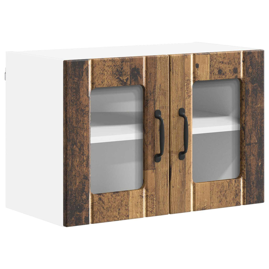 Væglågskab LUCCA Gammelt træ 60 x 31 x 40 cm Konstrueret træ