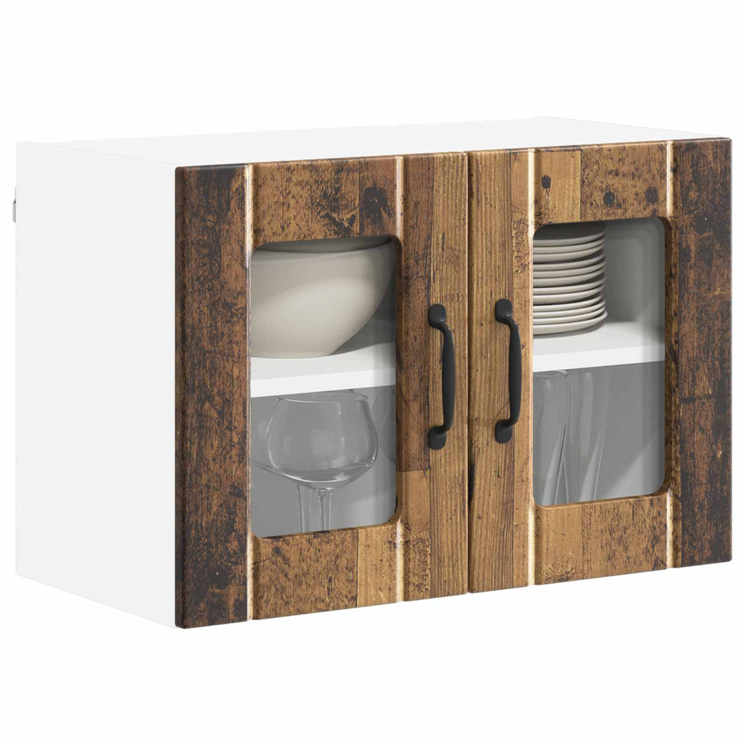Væglågskab LUCCA Gammelt træ 60 x 31 x 40 cm Konstrueret træ