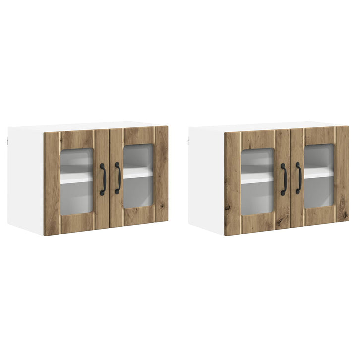 Væglågskab LUCCA 2 pcs Artisan-eg 60 x 31 x 40 cm