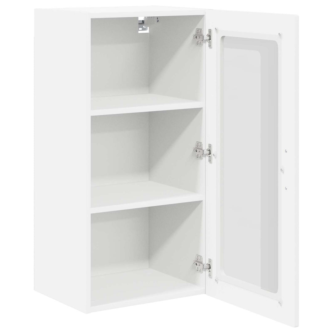 Væglågskab LUCCA 2 pcs Hvid 40 x 31 x 80 cm Konstrueret træ