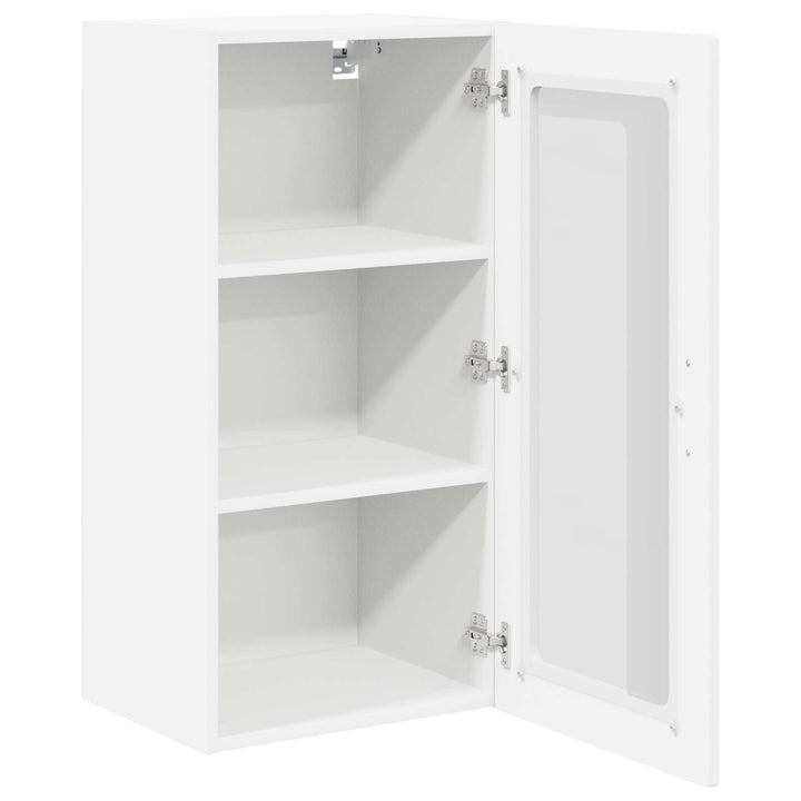 Væglågskab LUCCA 2 pcs Hvid 40 x 31 x 80 cm Konstrueret træ