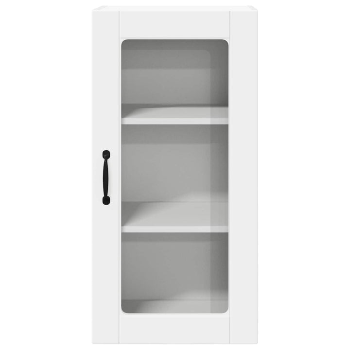 Væglågskab LUCCA 2 pcs Hvid 40 x 31 x 80 cm Konstrueret træ