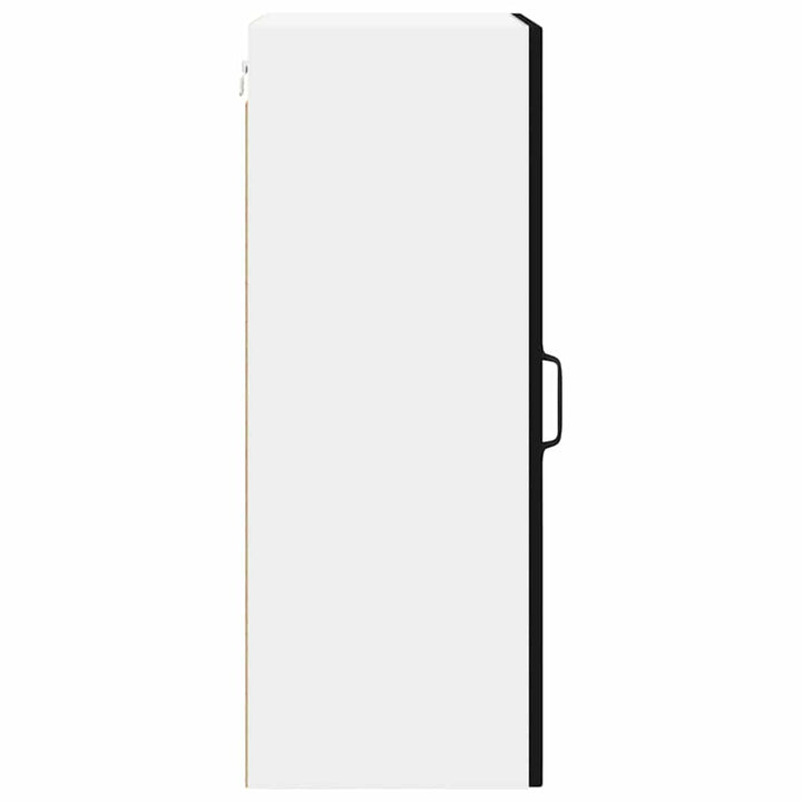 Væglågskab LUCCA 2 pcs Sort 40 x 31 x 80 cm Konstrueret træ