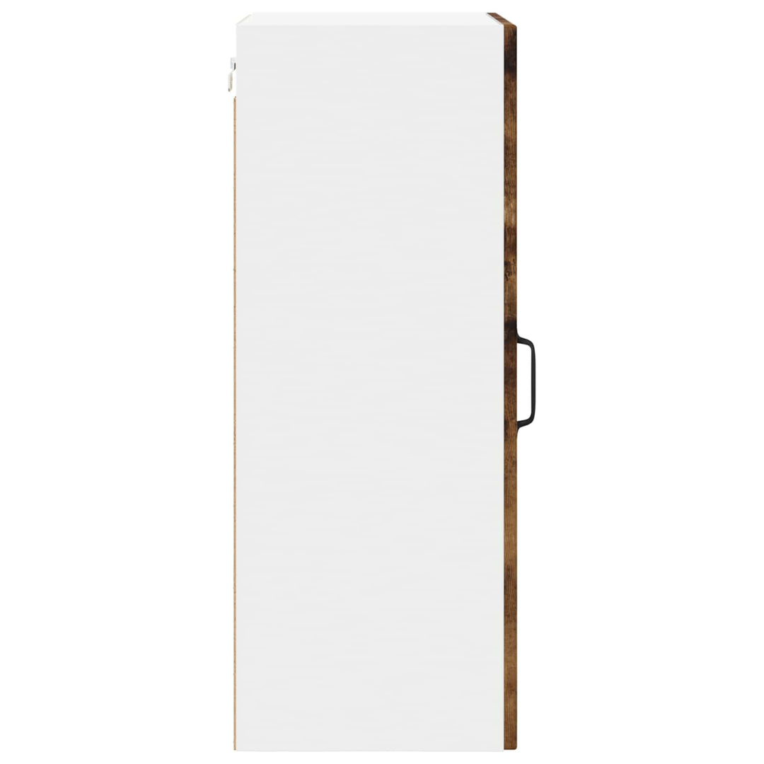 Væglågskab LUCCA 2 pcs Røget eg 40 x 31 x 80 cm Konstrueret træ