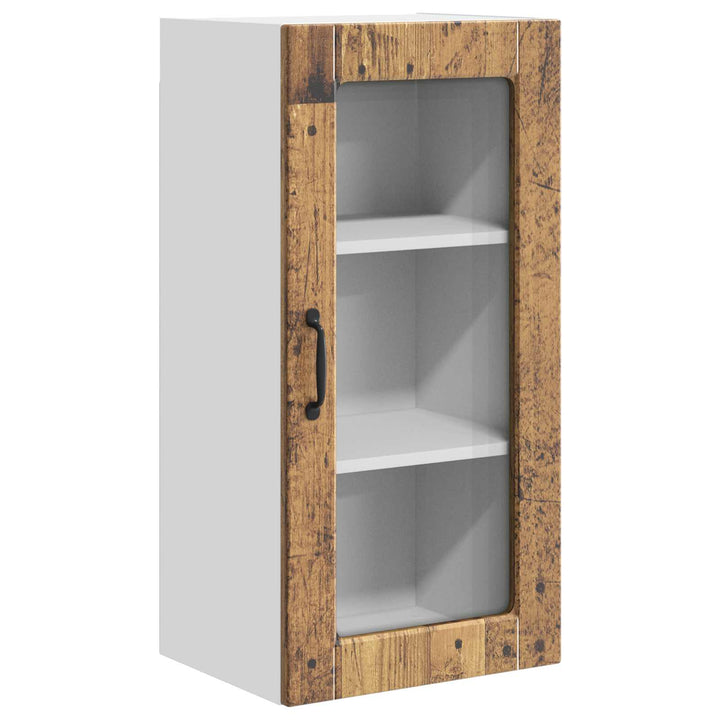 Væglågskab LUCCA Gammelt træ 40 x 31 x 80 cm Konstrueret træ